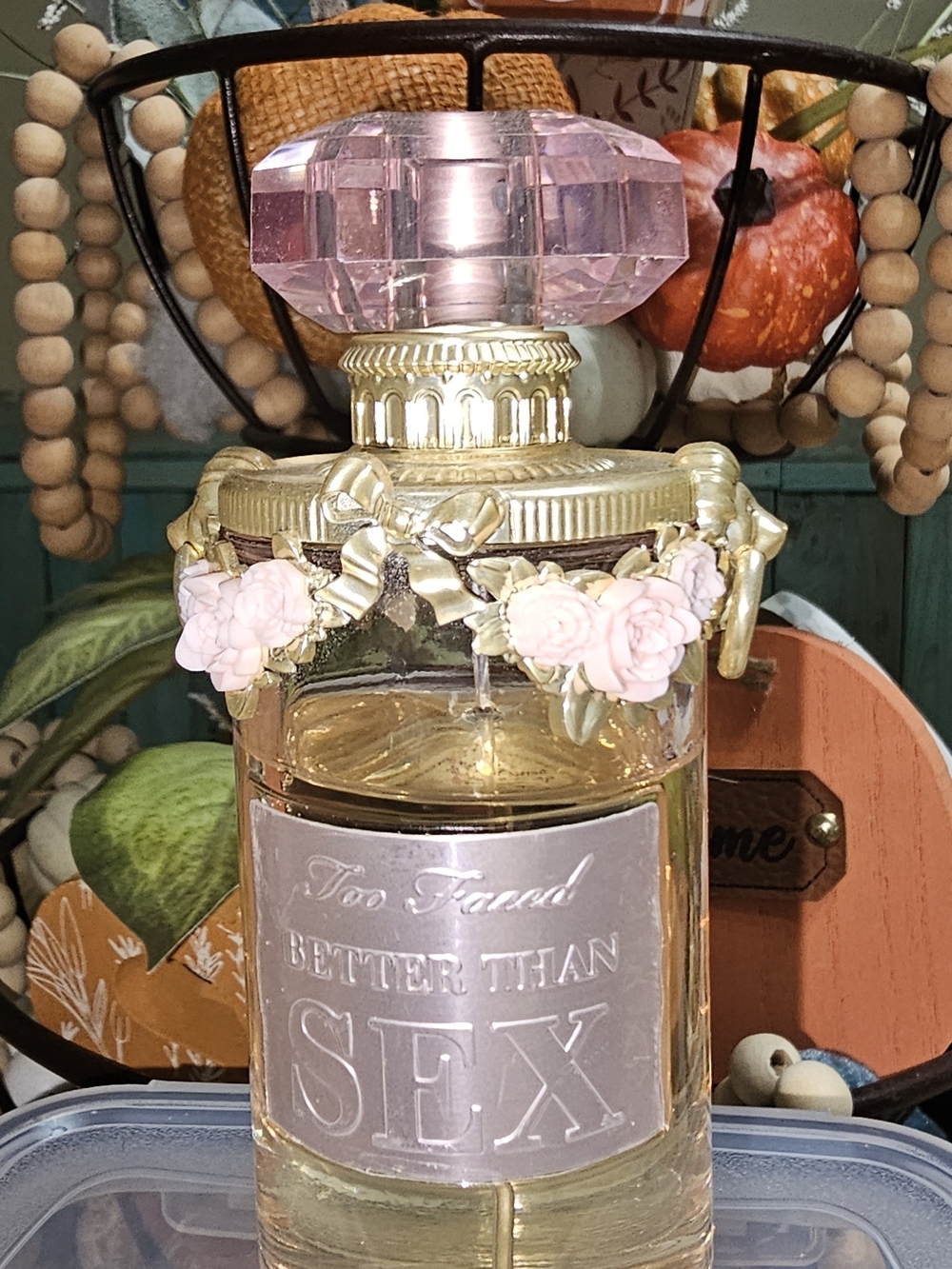 LIMITED EDITION Too Faced Better Than SEX 3.3 Fl Oz Bottle 3/4 Full